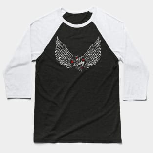 Quote Sport Wings Ready Baseball T-Shirt